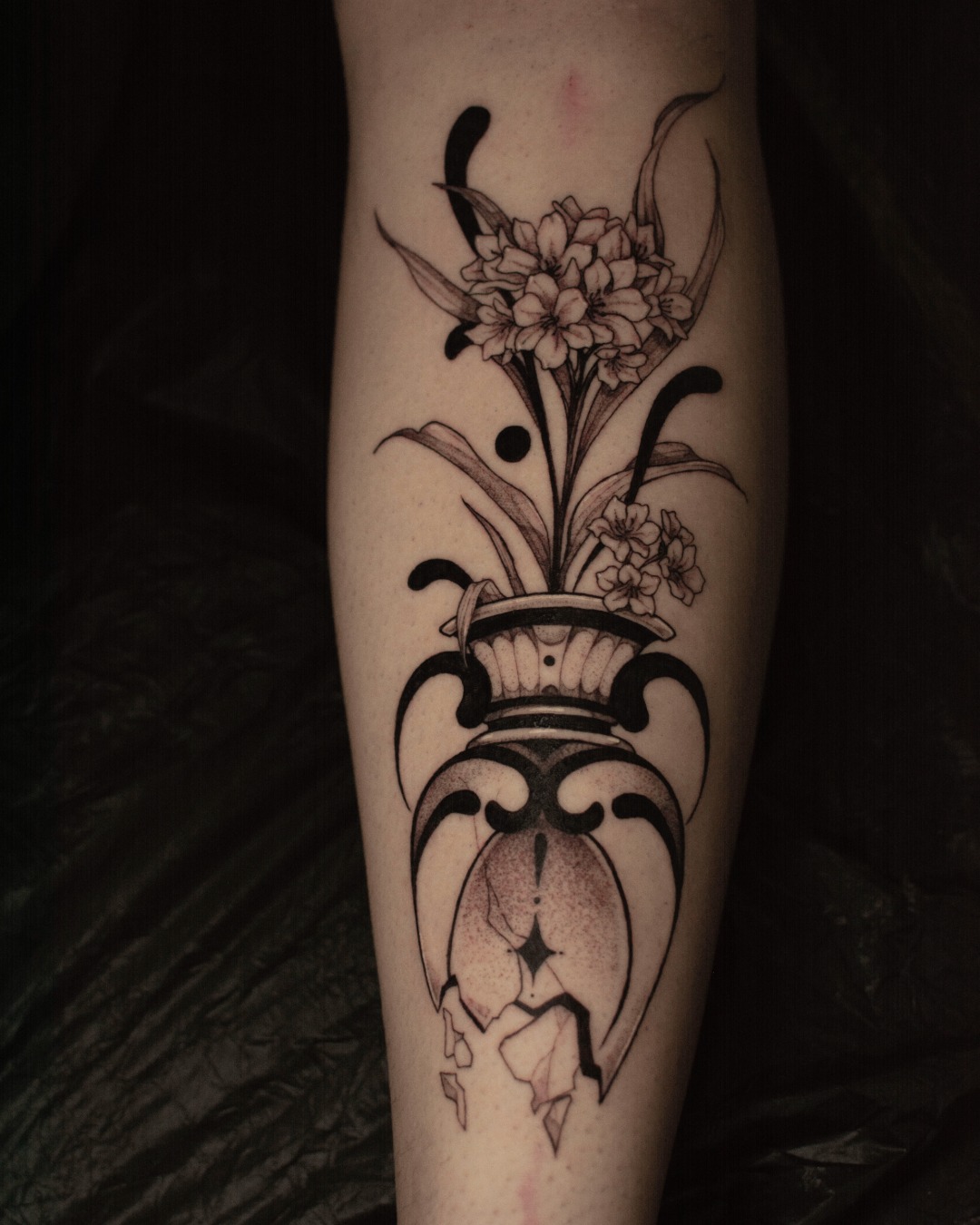 vase with flowers
