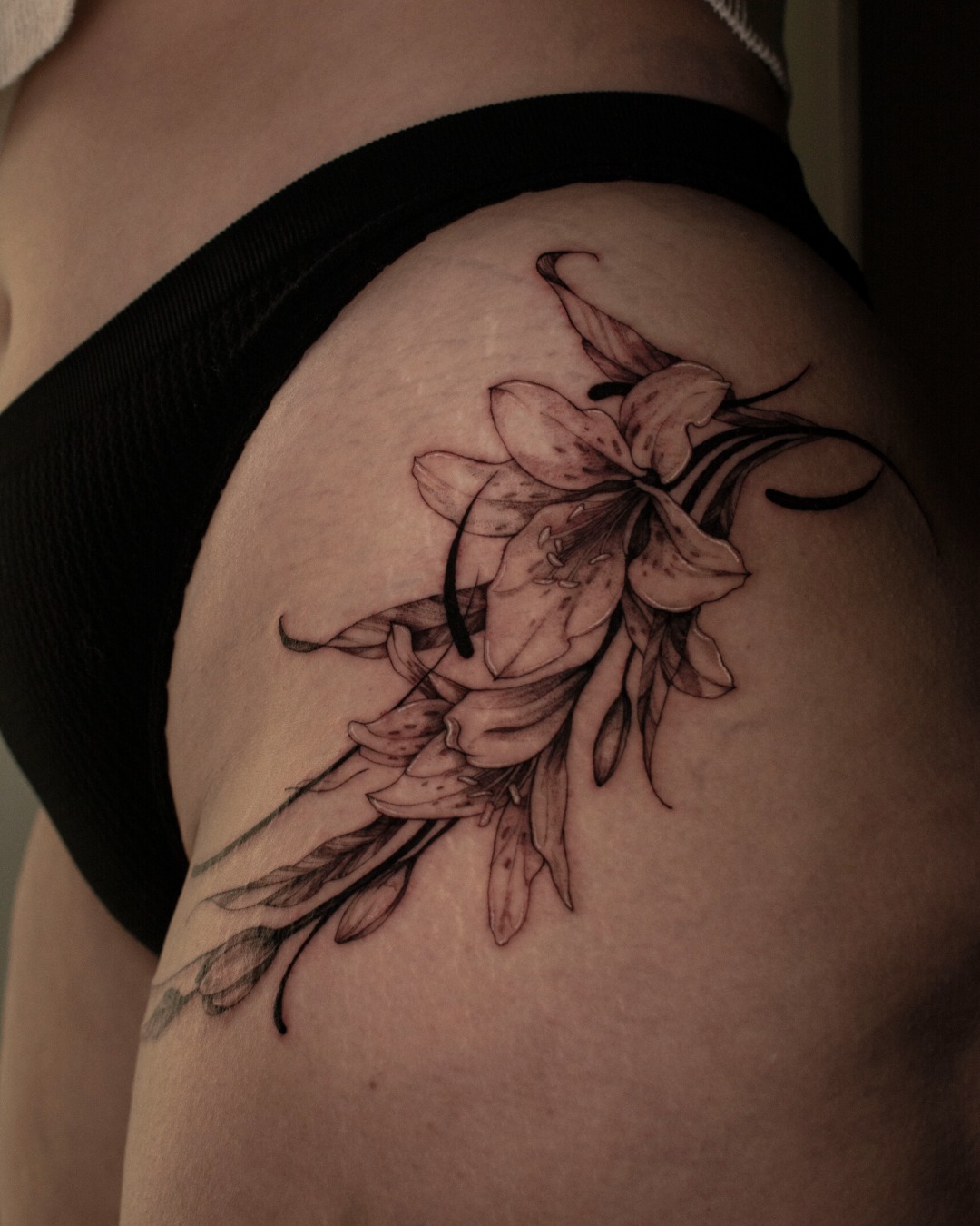 flowing lillies