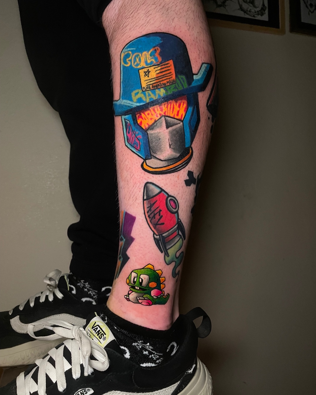 Retro Cartoon Leg Sleeve Collection