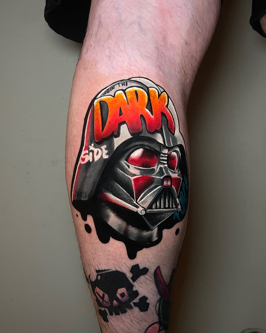 Join the Dark Side - Darth Vader Sticker Tattoo