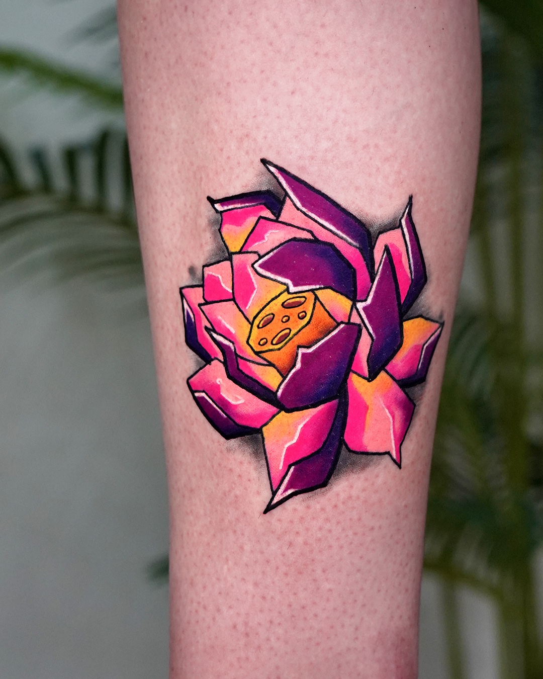 Fractured Lotus Bloom