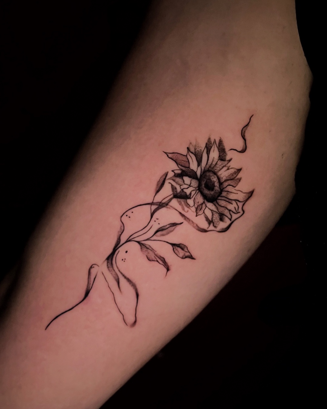 Sunflower & Ribbon Bloom