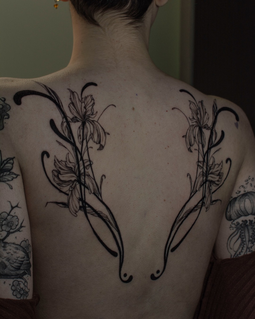 Symmetrical Iris Bloom