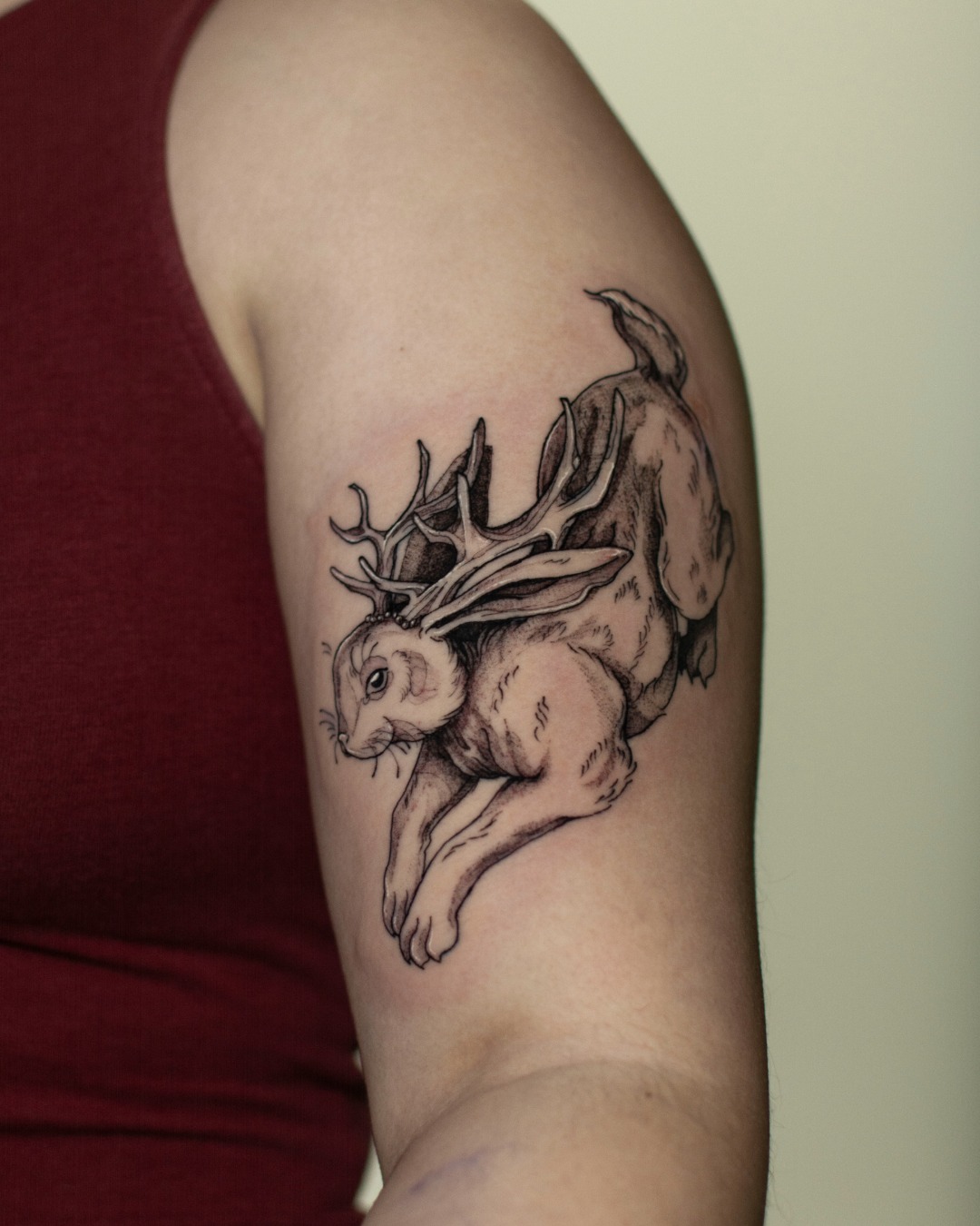 Antlered Jackalope Leap
