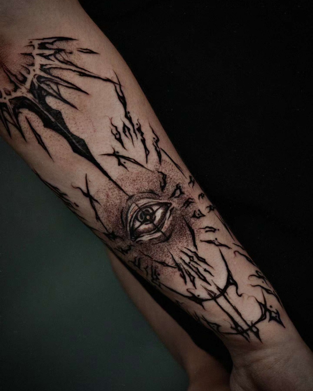 Abstract Freehand piece