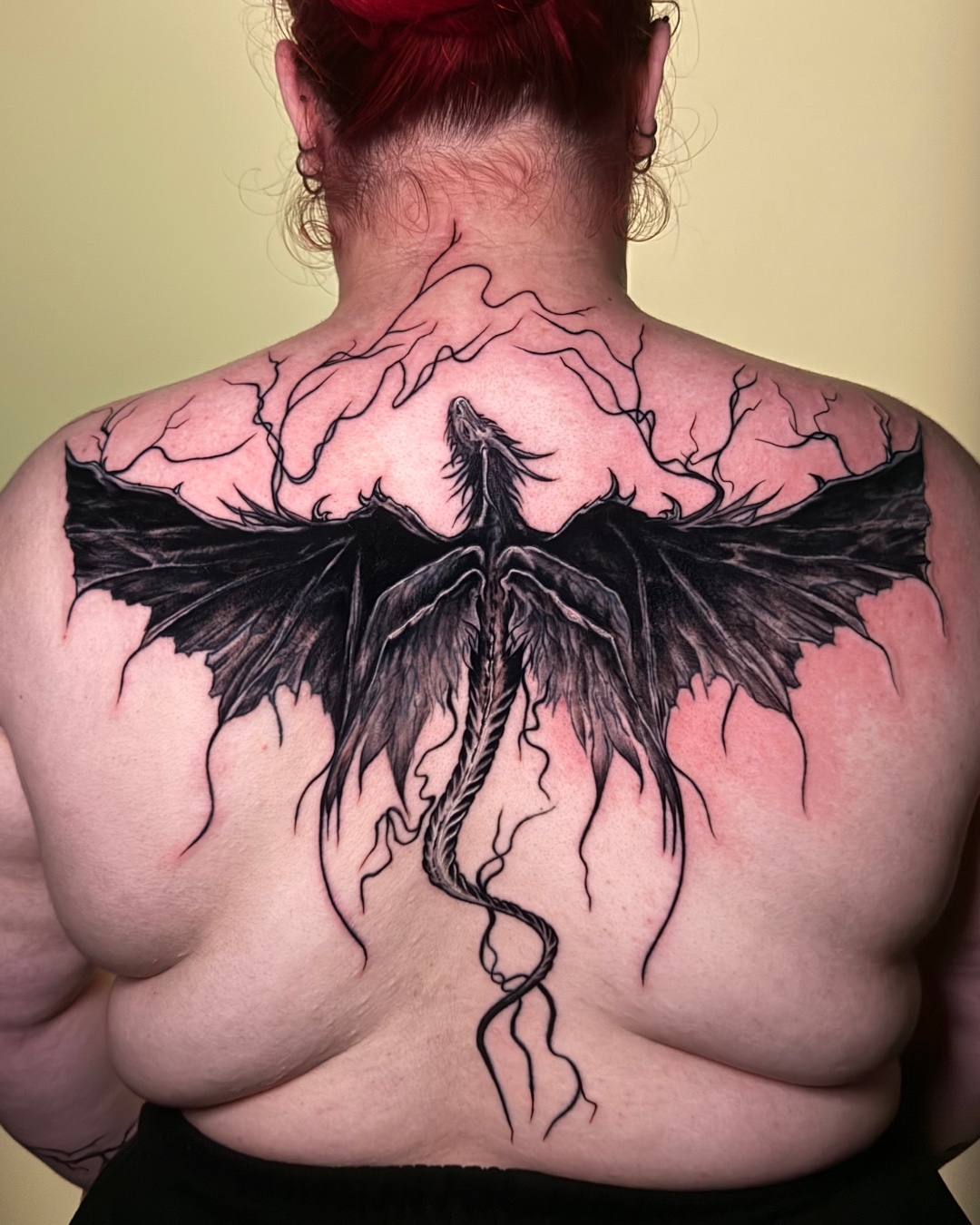 Dragon Wings Upper Back Piece