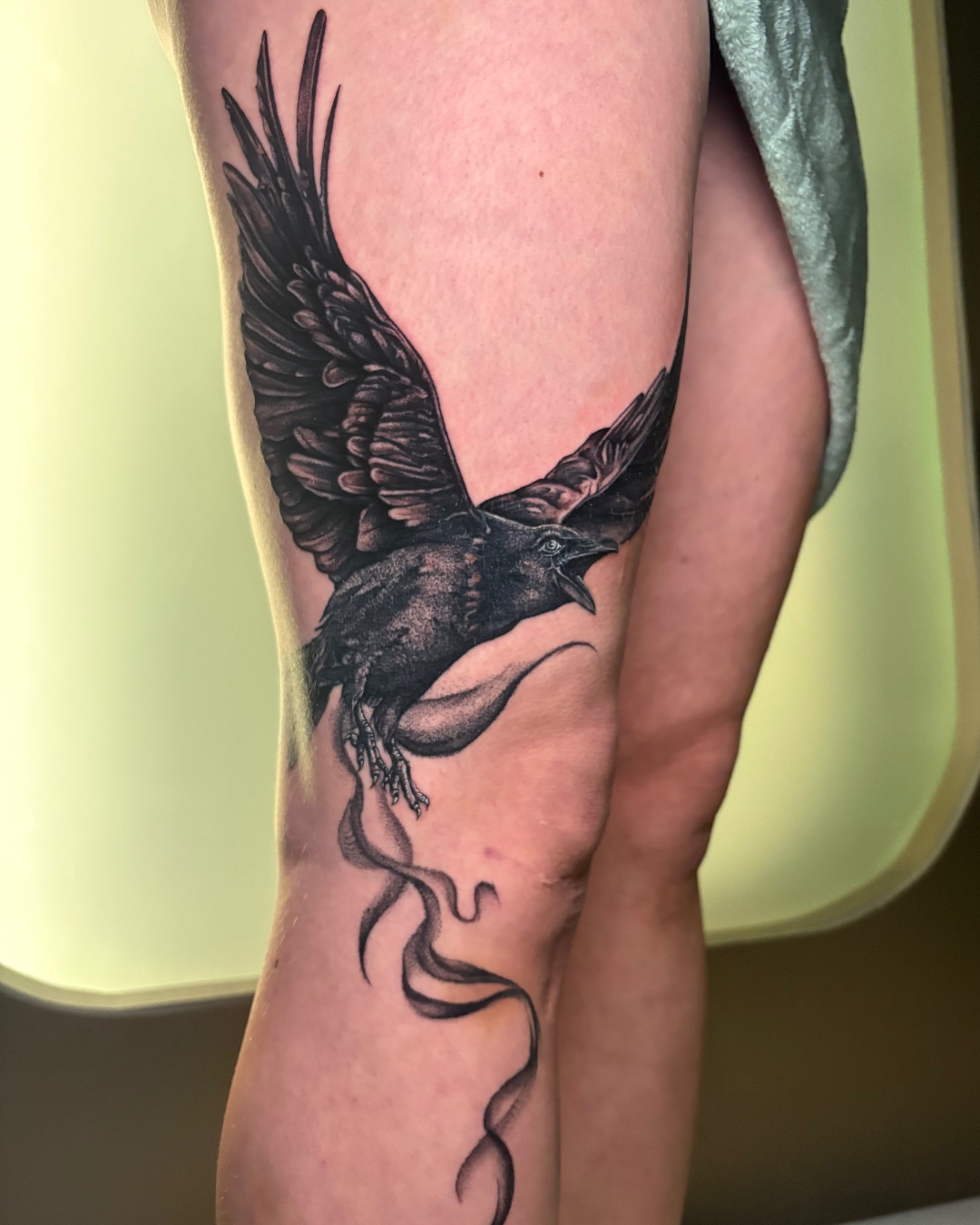 Raven in Flight