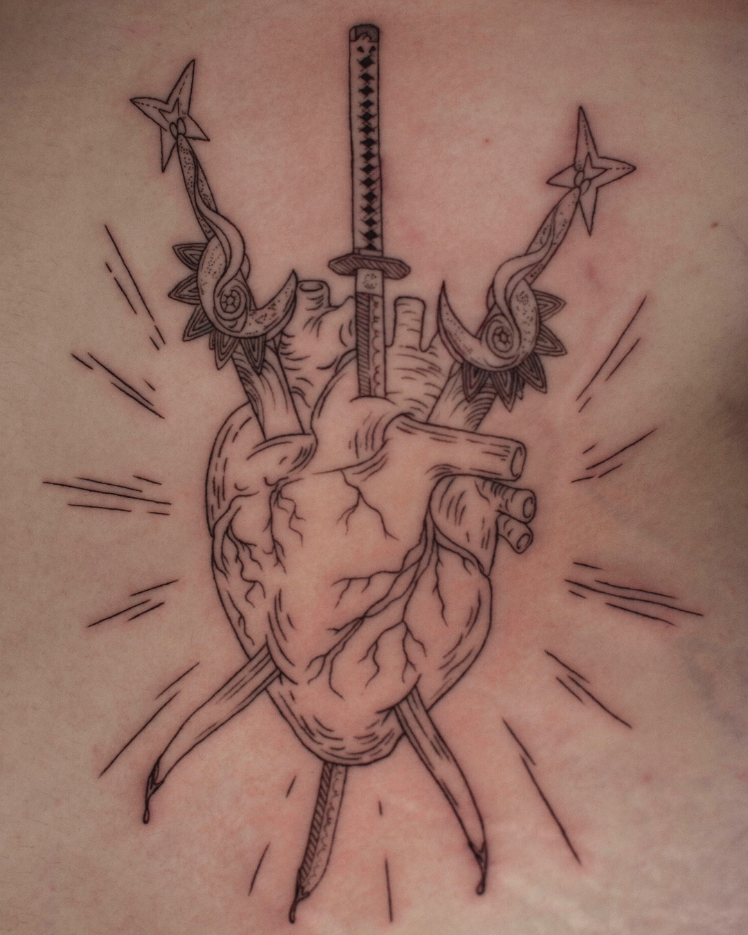 Pierced Heart Katana