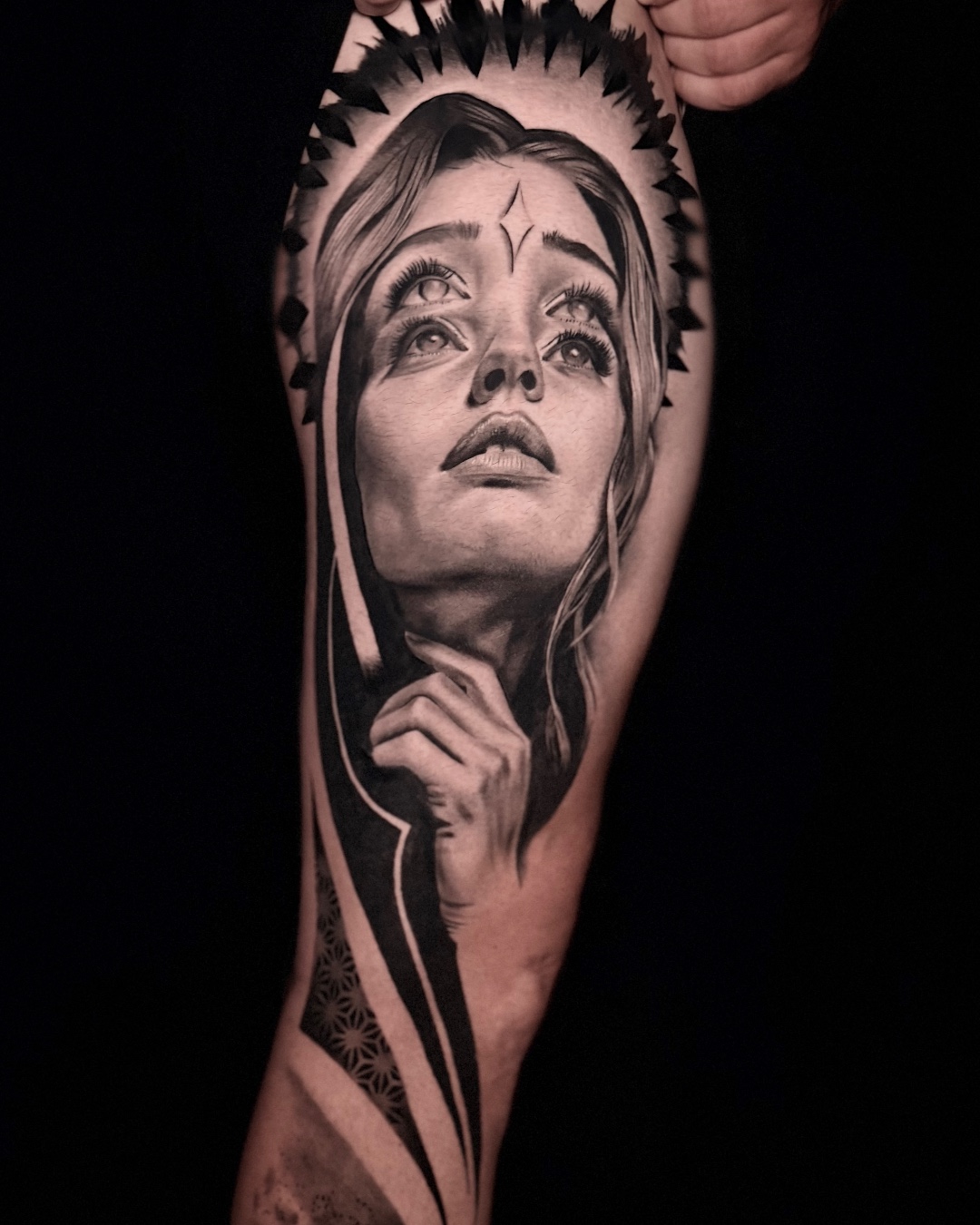 Sacred Gaze: Madonna Portrait