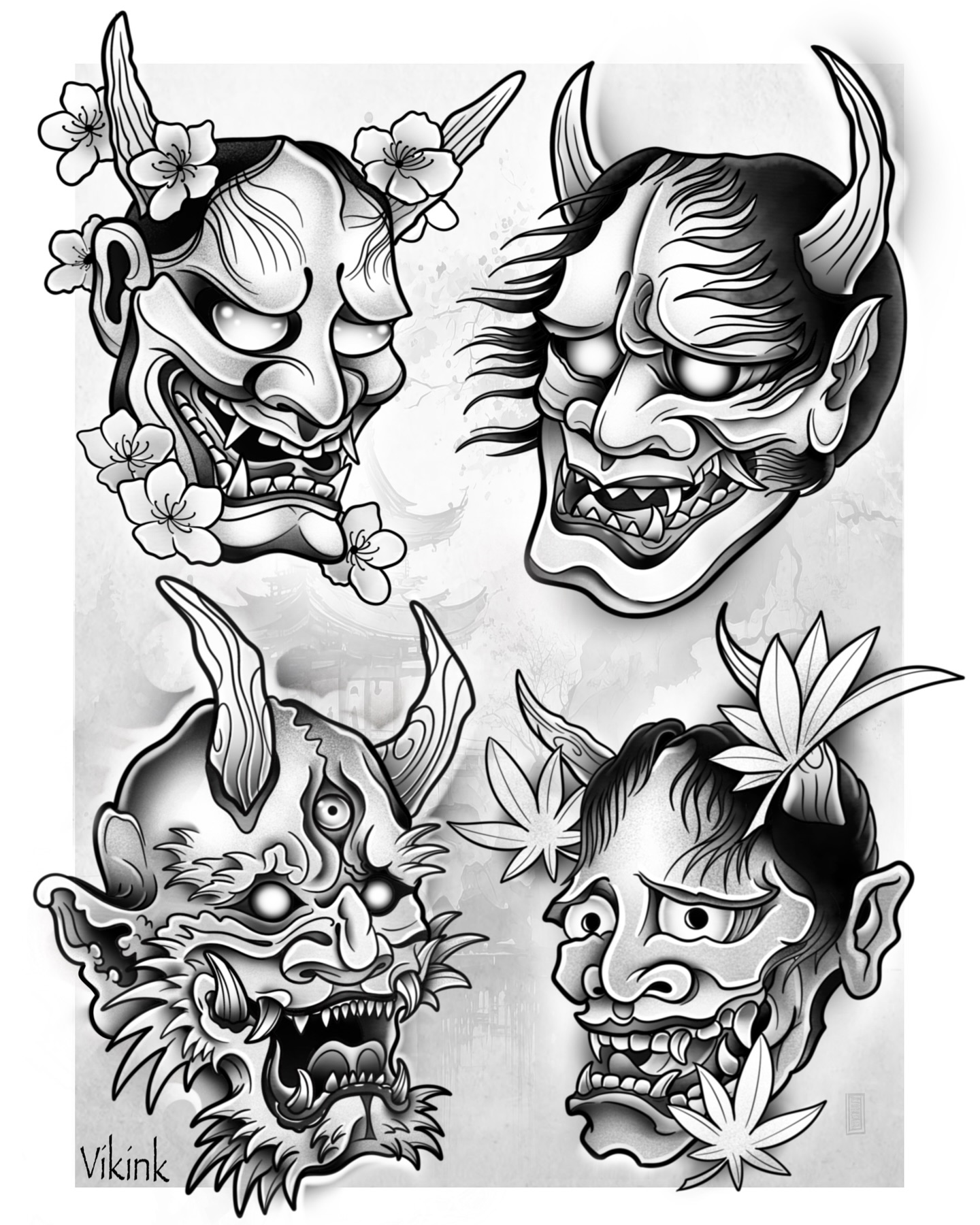 Hannya Mask Flash Sheet