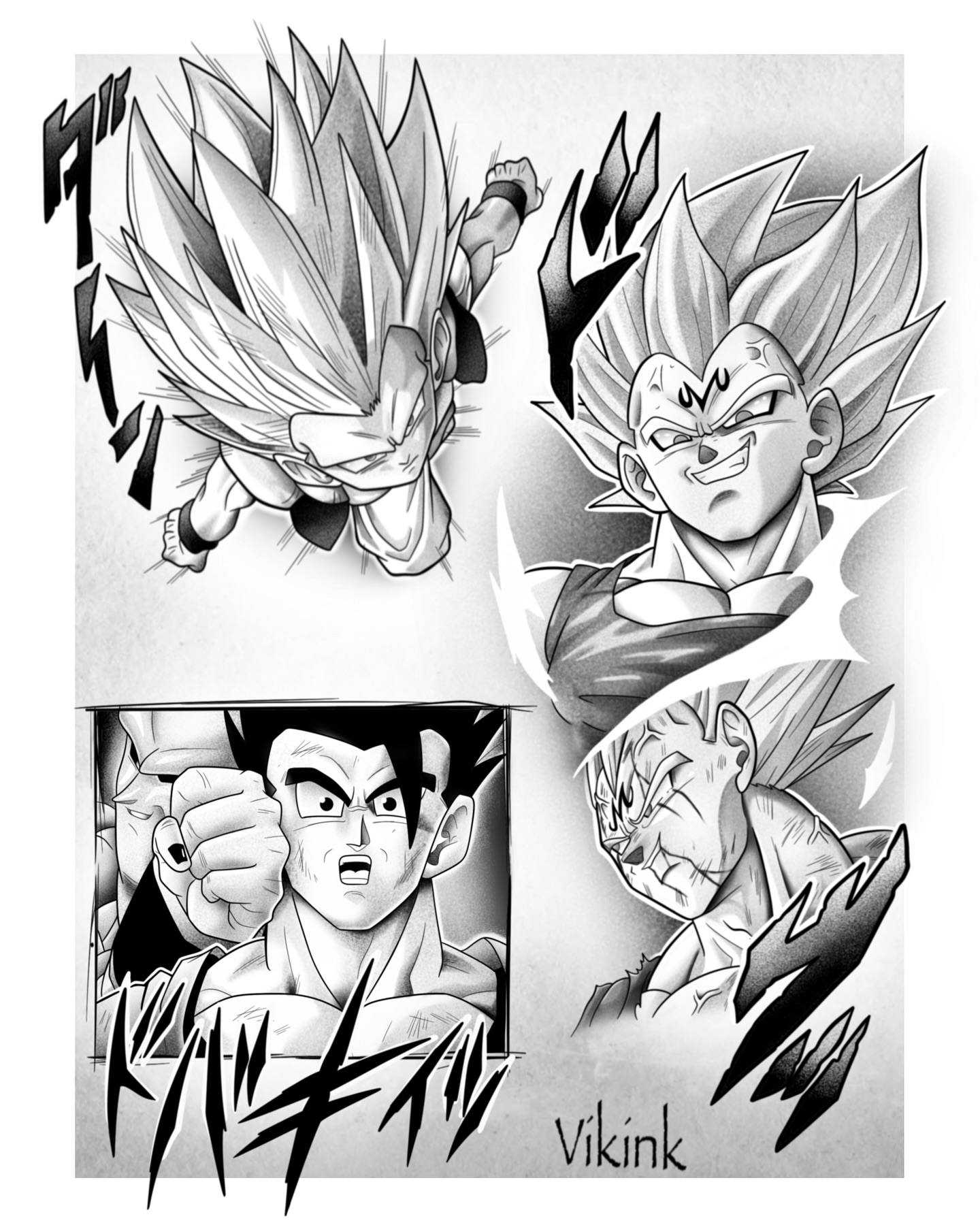 Saiyan Rage Manga Panel