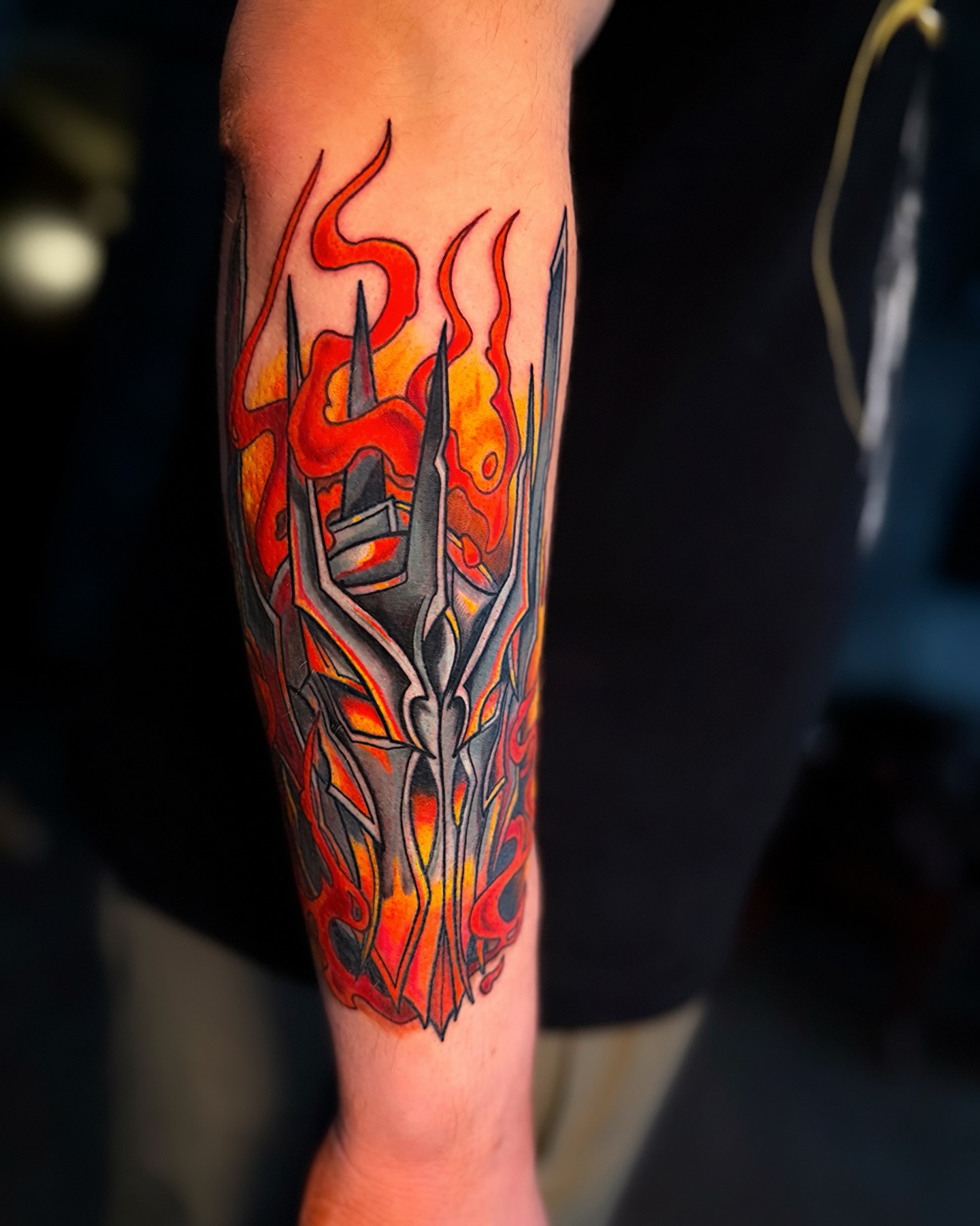 Mecha Flame Forearm