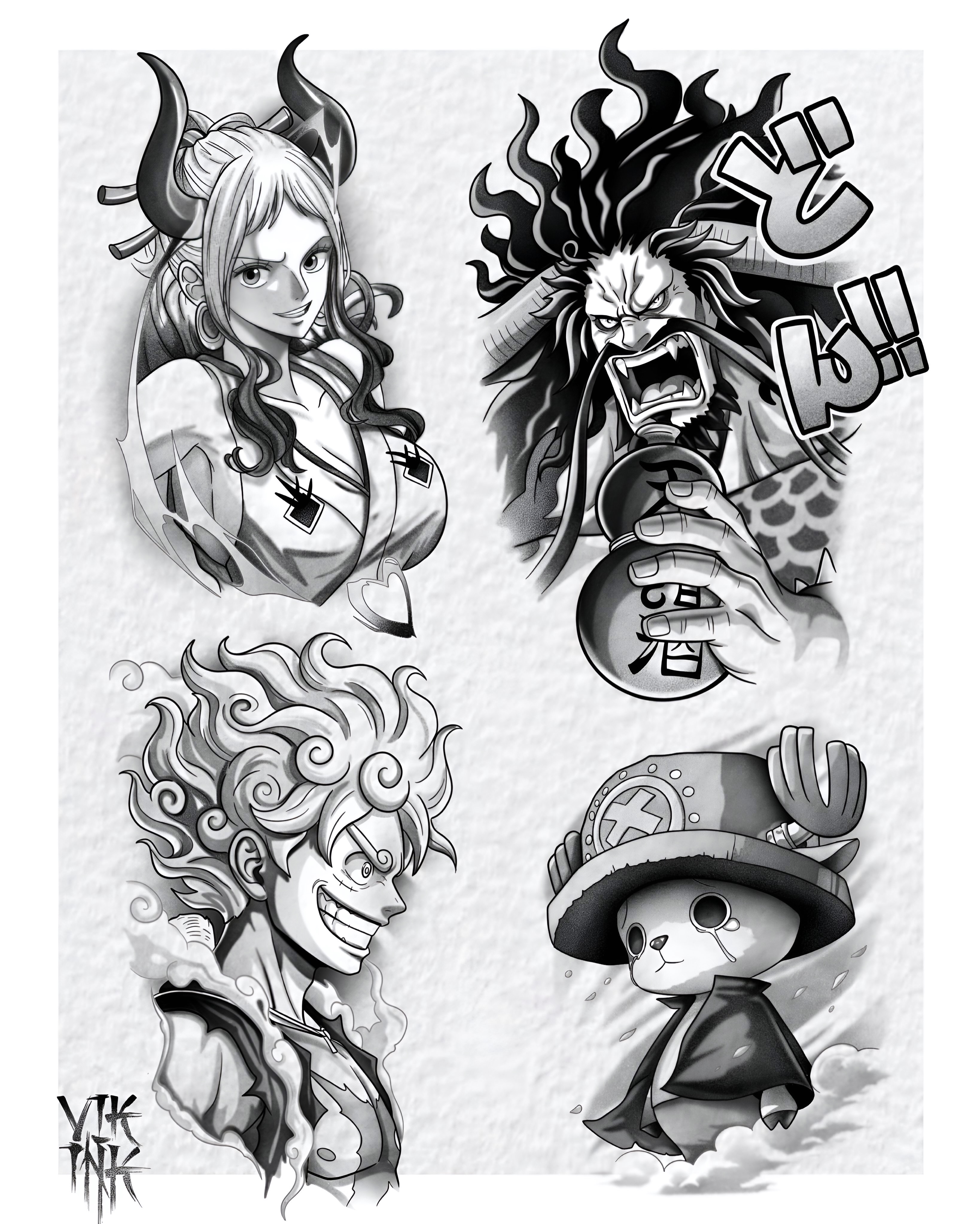 One Piece Character Flash Sheet