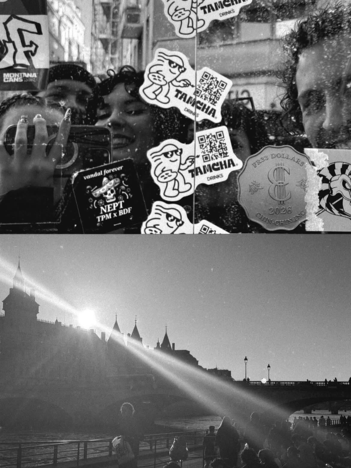 Sticker Bombing Streetstyle Collage