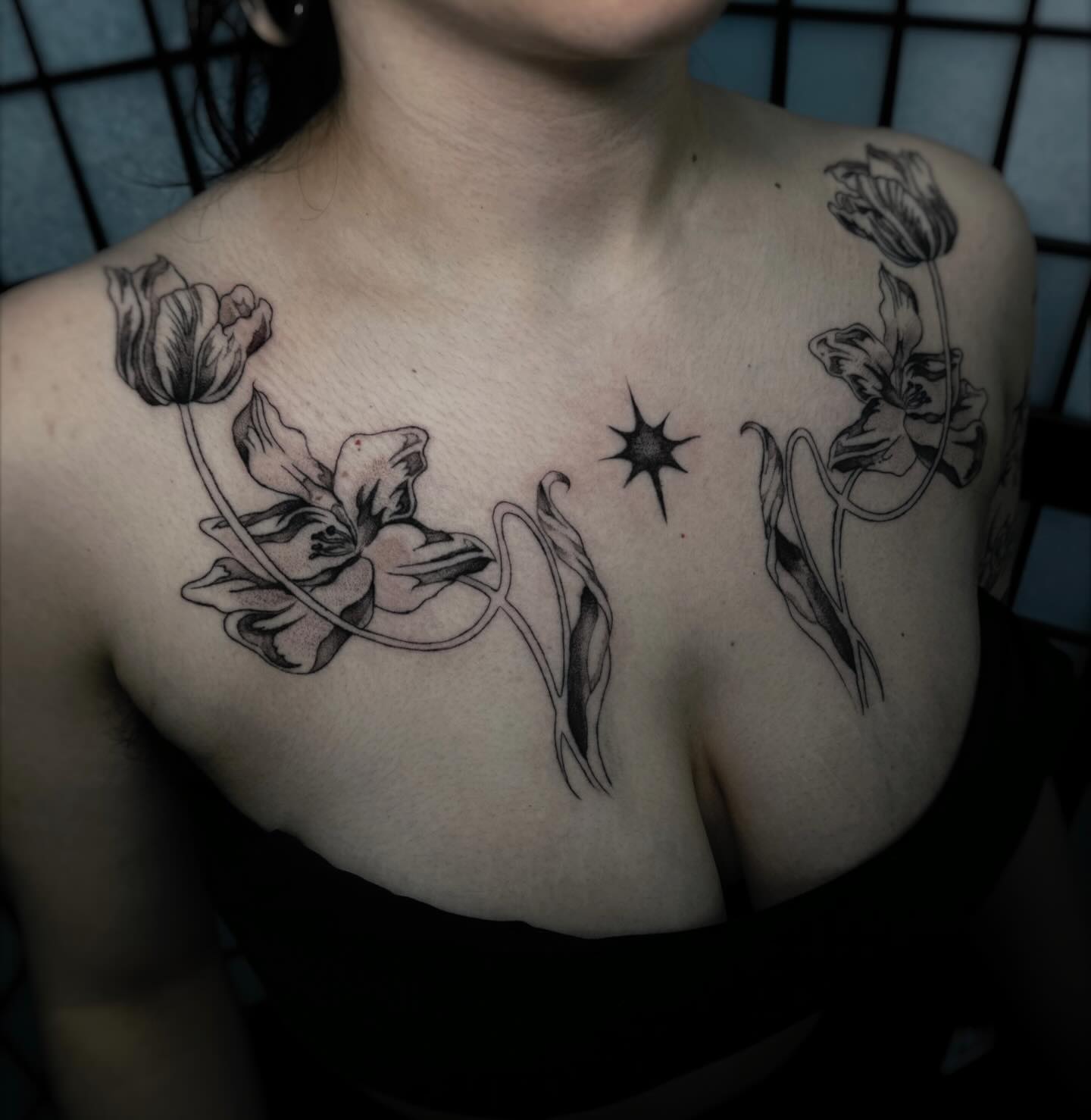 Floral Collarbone Constellation