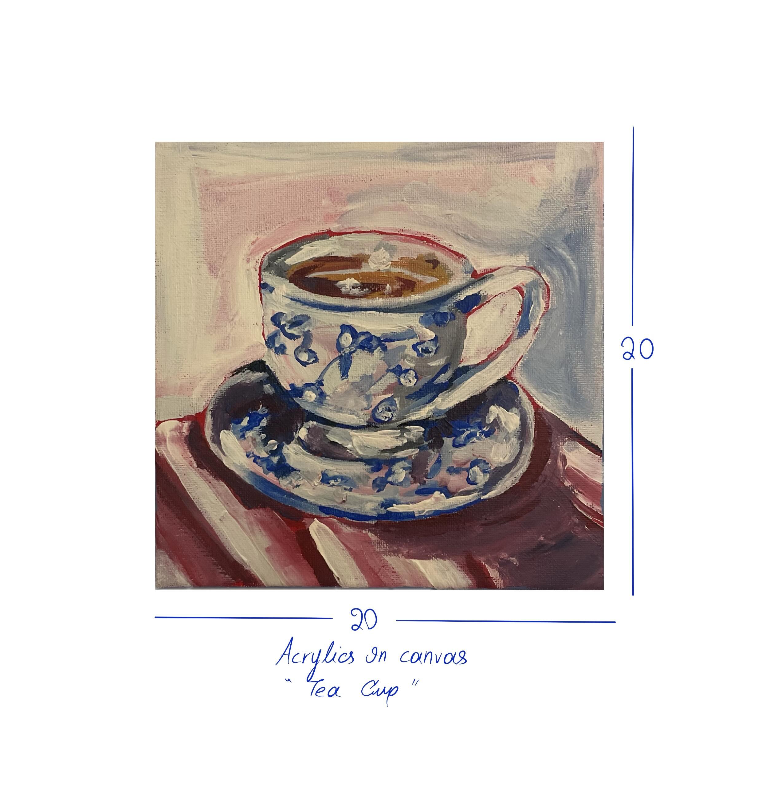 Blue & White Teacup Still Life