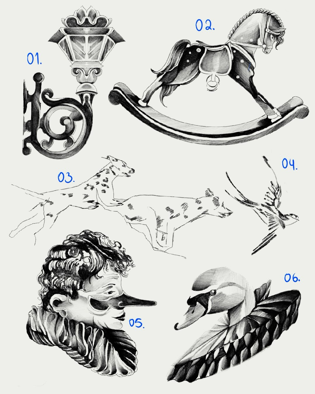 Vintage Sketchbook Flash Collection
