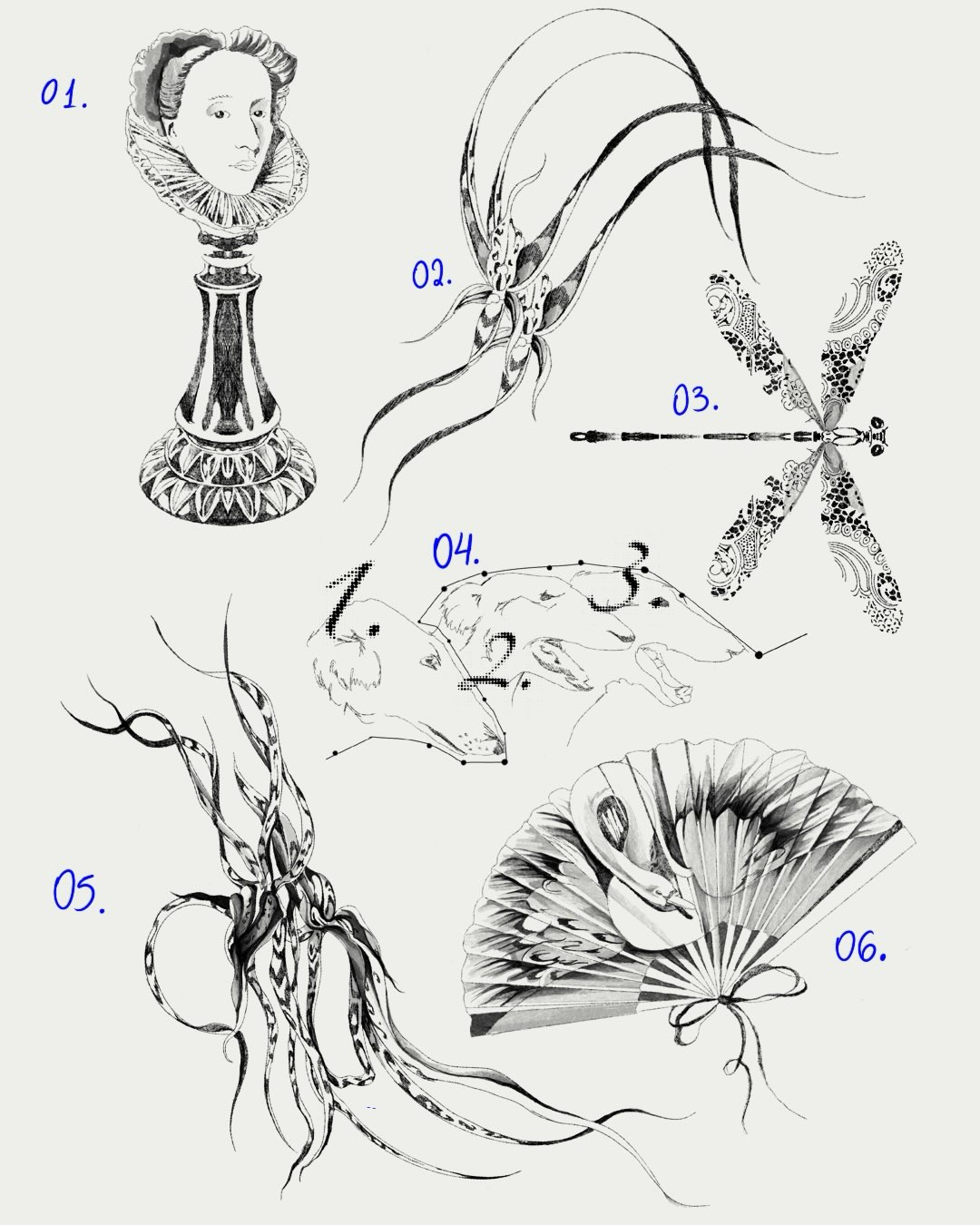 Victorian Engravings Flash Sheet